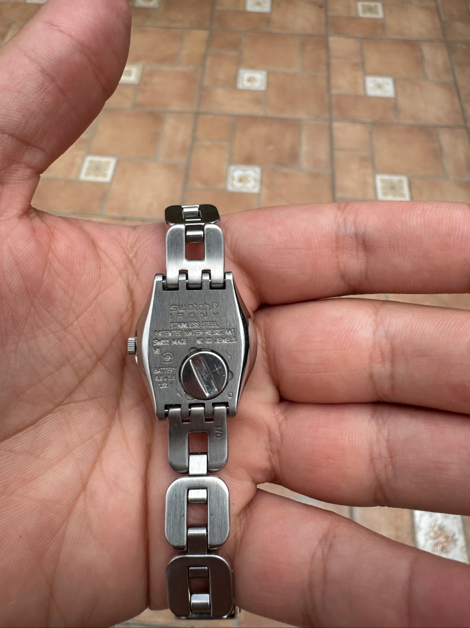 Reloj Swatch vintage gris para mujer – photo 2